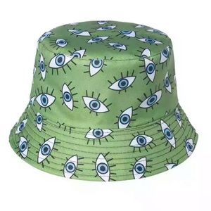 EVIL EYE bucket hat/ waterproof bucket hat /reversible/ lucky /UNISEX hat/cabala